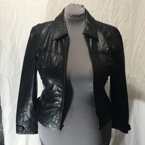 Caslon Nordstrom leather jacket L EUC